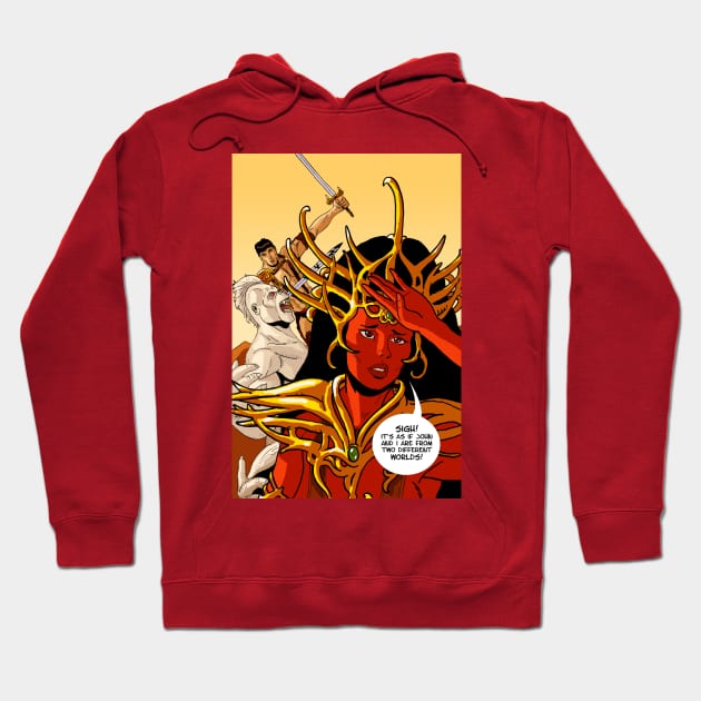 Dejah Thoris and John Carter Hoodie by Spearhafoc